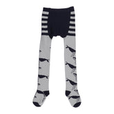 Collants pour enfants en coton 100 % biologique - motif rayé pour plus de confort et de durabilité
